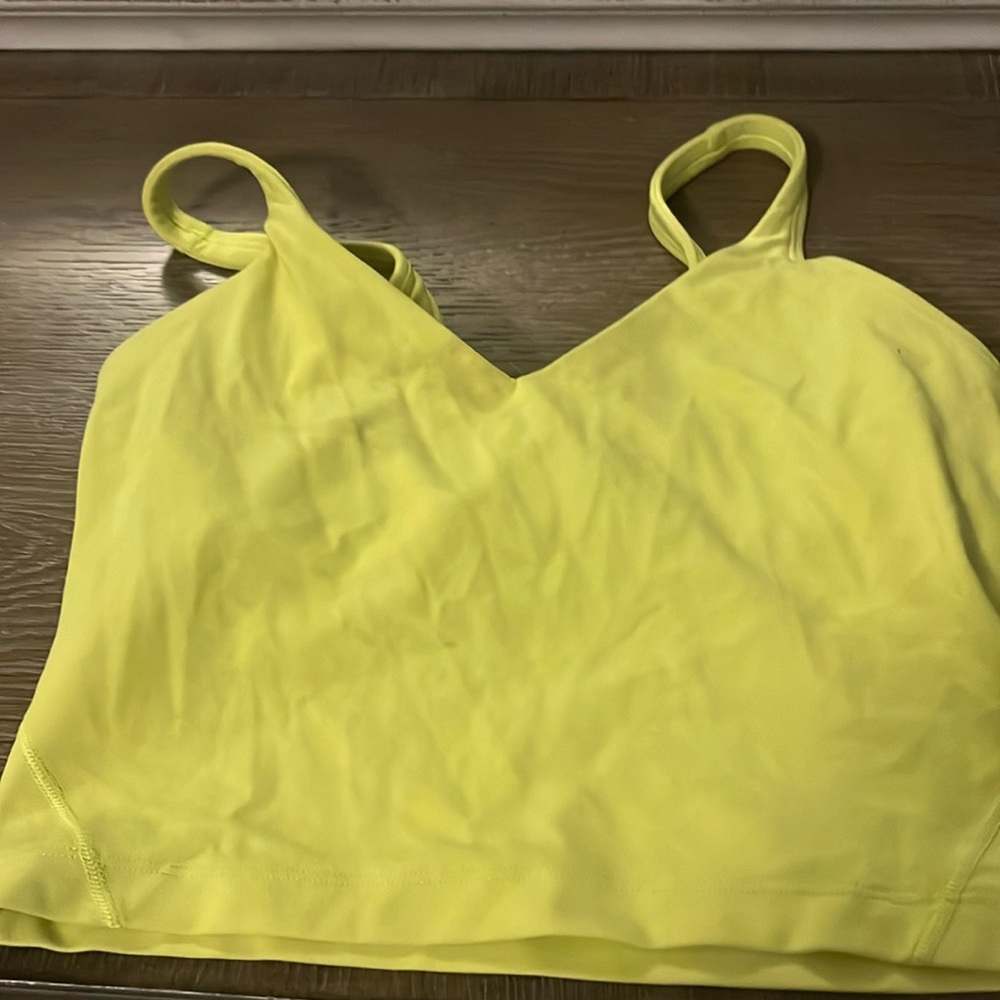 Lululemon align tank lime green